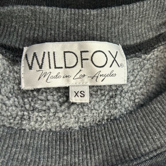 Wildfox “Body By Trey” Dark Grey Crewneck Sweatshirt Size XS - Picture 11 of 14